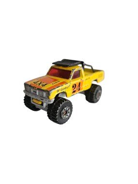MATCHBOX-4X4 OPEN BACK TRUCK-YELLOW-1981
